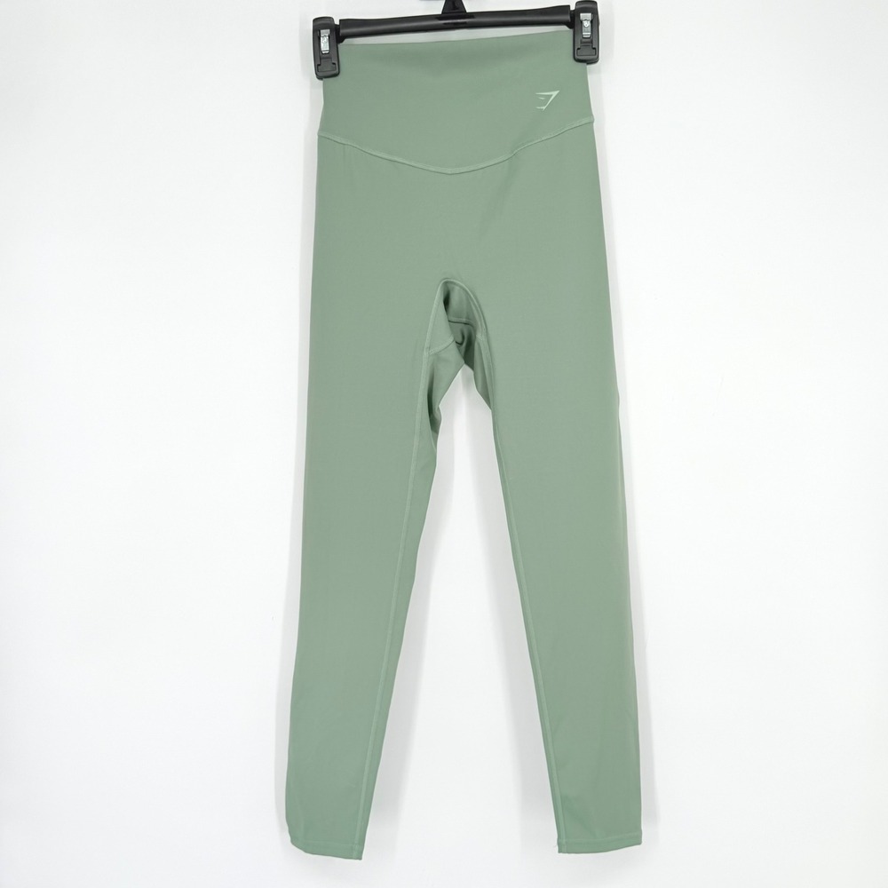 Gymshark Elevate Leggings Sage‎ Green Color Women's Size Small - Picture 7 of 7